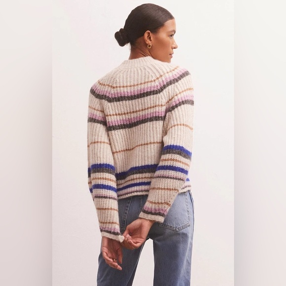 Z Supply Desmond Stripe Sweater- - Picture 6 of 16